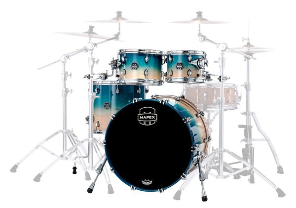 Saturn 4pc Aqua Fade