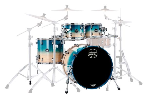Saturn 4pc Aqua Fade