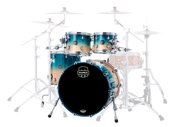 Saturn 4pc Power Aqua Fade
