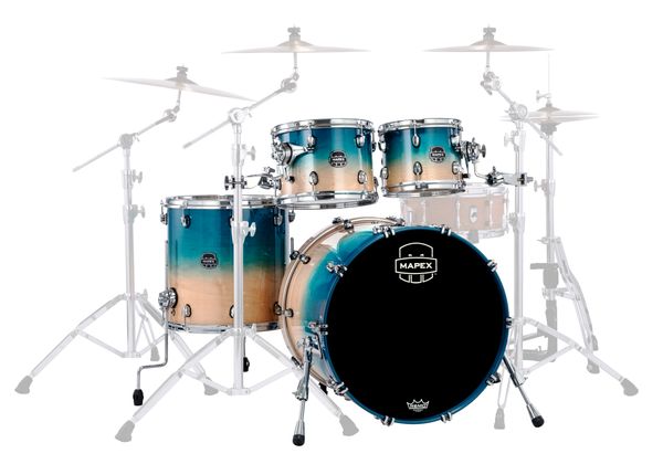 Saturn 4pc Power Aqua Fade