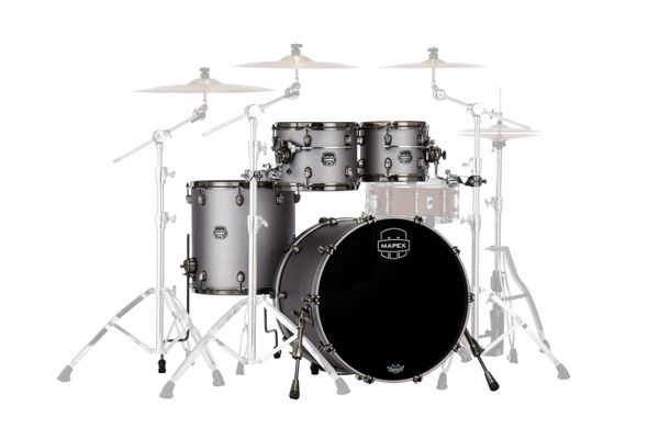 Saturn Evolution 22" x 18" .Gun Metal Grey