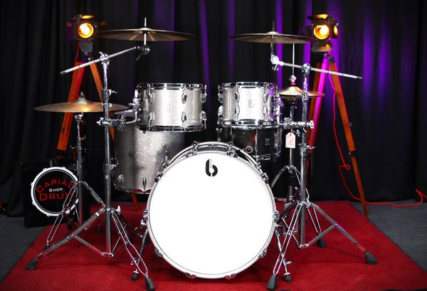 BDC Legend Series Fusion 22'' 4pc Shell Pack - Sheffield Silver