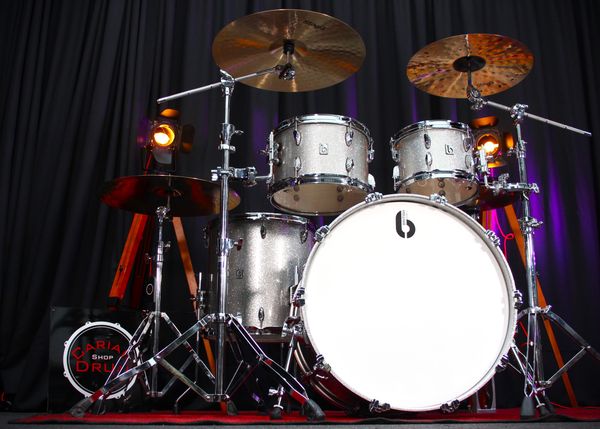 BDC Legend Series Fusion 22'' 4pc Shell Pack - Sheffield Silver