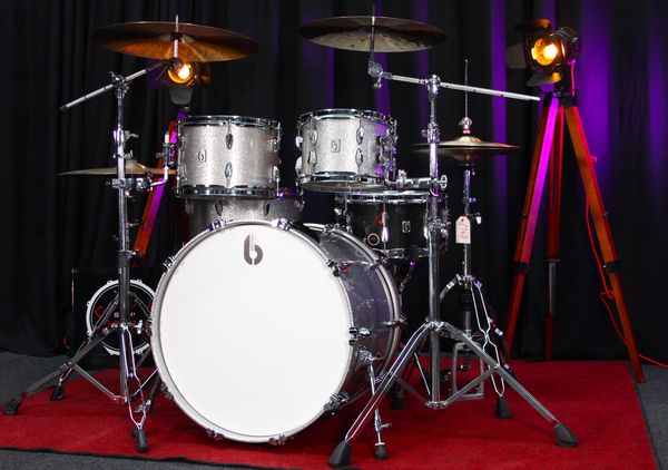 BDC Legend Series Fusion 22'' 4pc Shell Pack - Sheffield Silver