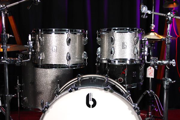 BDC Legend Series Fusion 22'' 4pc Shell Pack - Sheffield Silver