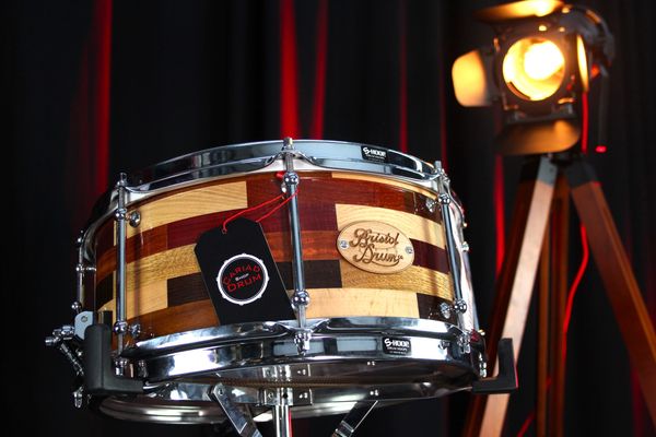 Ex-Demo Bristol Drum Co. Segmented Harlequin Snare