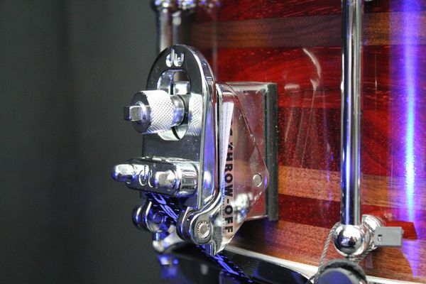 Bristol Drum Co. Segmented Black Walnut & Paduak Snare