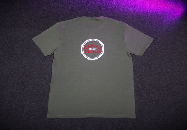 Cariad Adults Drumsticks T-Shirt - Khaki