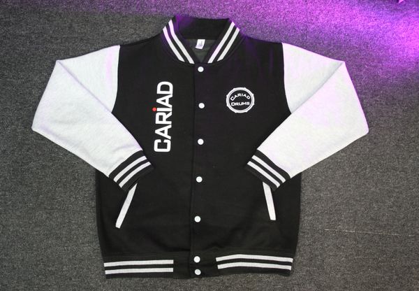 Cariad Varsity Jacket - Black