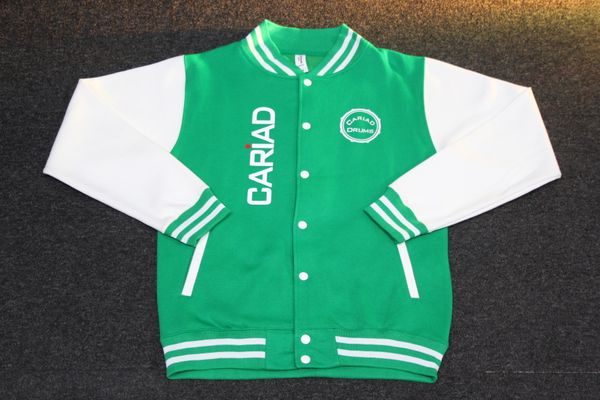 Cariad Varsity Jacket - Green 