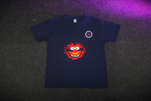 Cariad Youth Animal T-Shirt - Navy