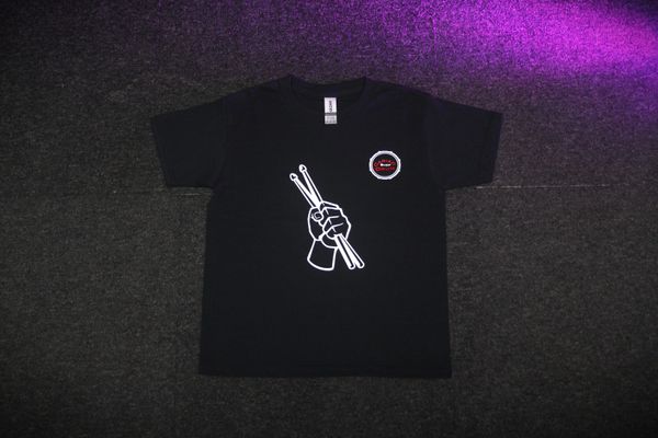 Cariad Youth Drumsticks T-Shirt - Black