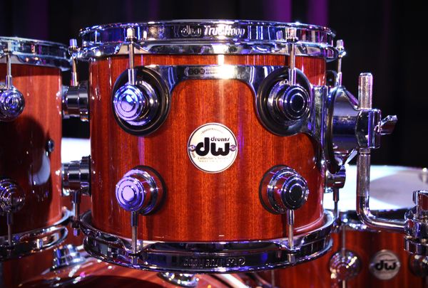 DW Collector's Series Cherry Mahogany 5pc Shell Pack - Natural Lacquer Finish