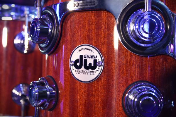 DW Collector's Series Cherry Mahogany 5pc Shell Pack - Natural Lacquer Finish