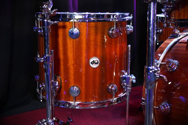 DW Collector's Series Cherry Mahogany 5pc Shell Pack - Natural Lacquer Finish