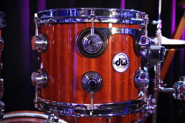 DW Collector's Series Cherry Mahogany 5pc Shell Pack - Natural Lacquer Finish