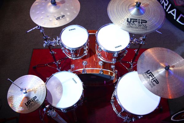 DW Collector's Series Cherry Mahogany 5pc Shell Pack - Natural Lacquer Finish