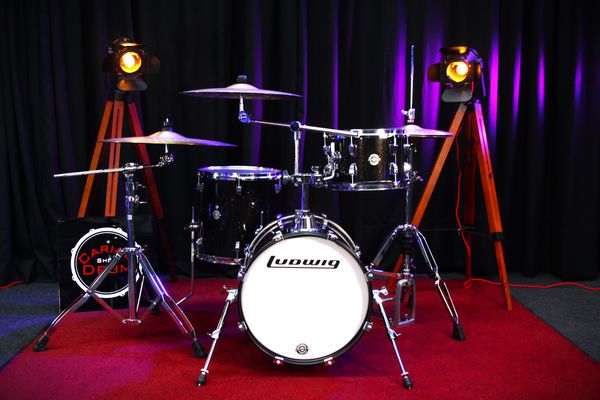 Ludwig Breakbeats Questlove 3pc Shell Pack - Black Sparkle