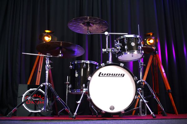 Ludwig Breakbeats Questlove 3pc Shell Pack - Black Sparkle