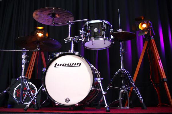 Ludwig Breakbeats Questlove 3pc Shell Pack - Black Sparkle