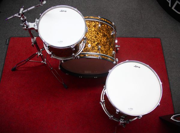 Ludwig Neusonic 22" Fab 3pc Shell Pack - Butterscotch Pearl