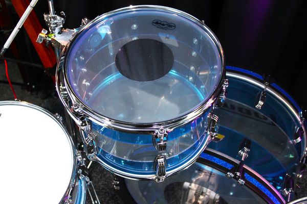 Ludwig Vistalite 50th Anniversary Acrylic Drum Kit - Blue Clear Blue