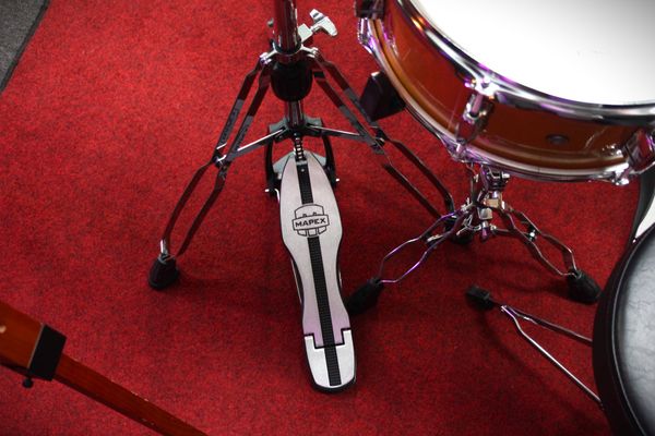 Mapex Mars Birch 22'' Drum Kit w/ Hardware & Cymbals - Sunflower Sparkle