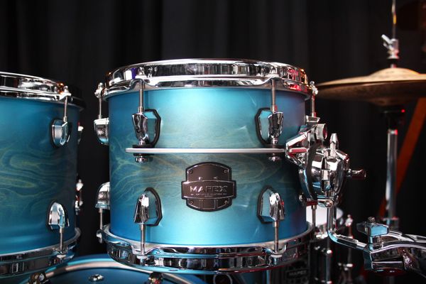 Mapex Saturn Evolution Rock Birch 4 Piece Shell Pack - Exotic Azure Burst Lacquer