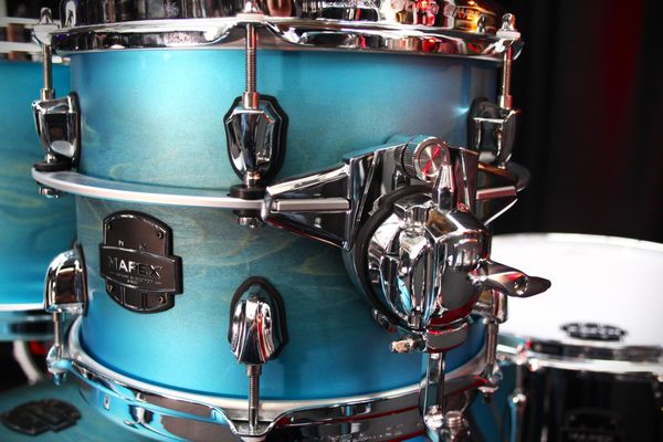 Mapex Saturn Evolution Rock Birch 4 Piece Shell Pack - Exotic Azure Burst Lacquer