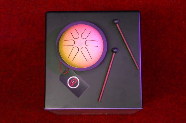 Meinl Sonic Energy Mini Steel Tongue Drum B Major - Gold