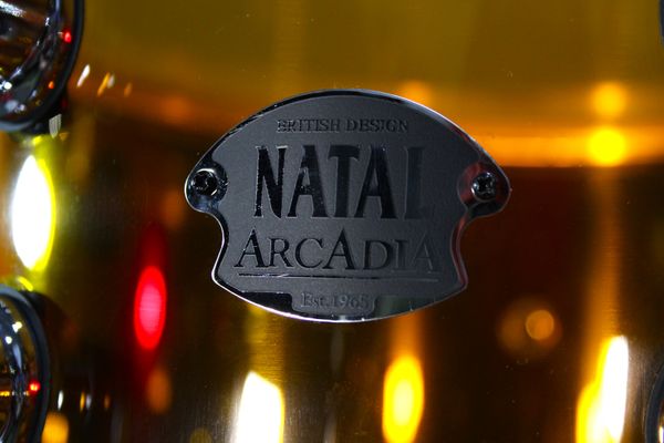 Natal Acrylic 13'' x 6.5'' Snare Drum - Transparent Orange