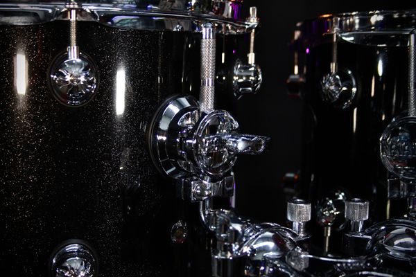 Natal Arcadia 5pc 22” Drum Kit w/Hardware - Black Sparkle