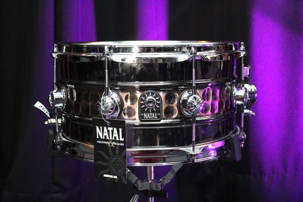 Natal Beaded Hammered Steel 13" Snare