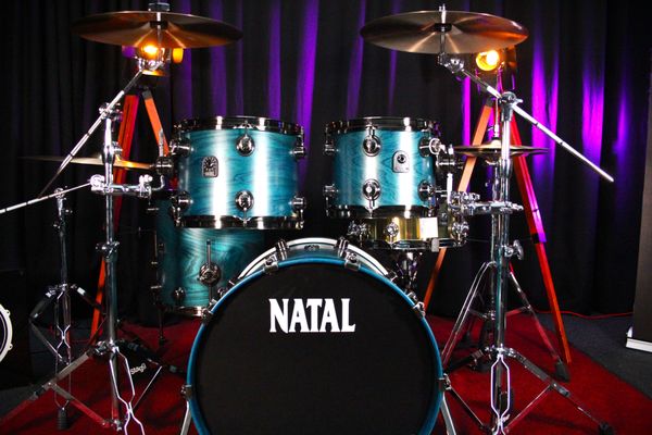 Natal Café Racer 4pc 20''/10''/12''/14'' Shell Pack -Cerulean Blue