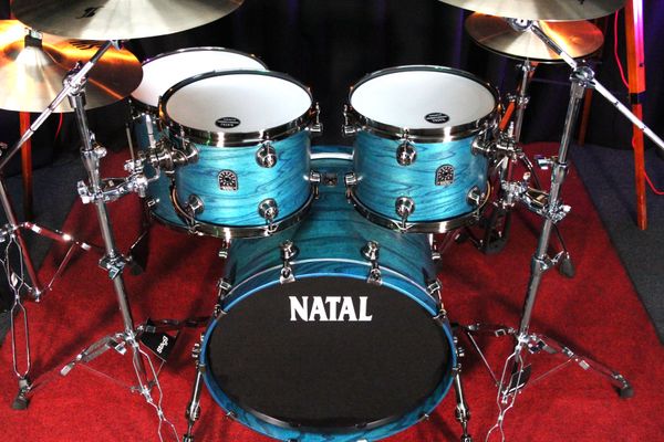 Natal Café Racer 4pc 22''/12''/13''/16'' Shell Pack - Cerulean Blue 