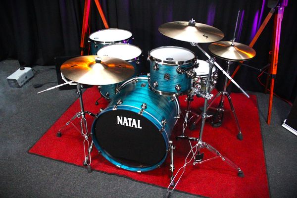 Natal Café Racer 4pc 22''/13''/16''/18'' Shell Pack - Cerulean Blue