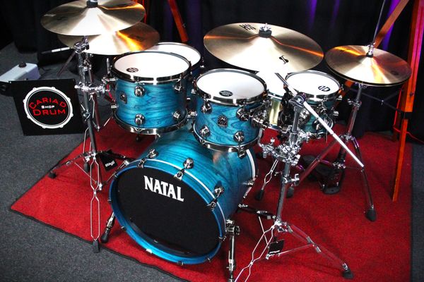 Natal Café Racer 5pc 20''/8''/10''/12''/14'' Shell Pack - Cerulean Blue
