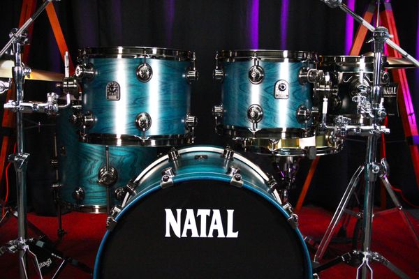 Natal Café Racer 5pc 20''/8''/10''/12''/14'' Shell Pack - Cerulean Blue