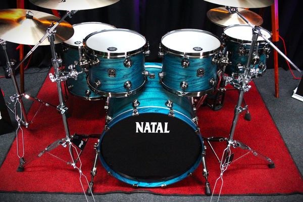 Natal Café Racer 5pc 22''/10''/12''/13''/16'' Shell Pack - Cerulean Blue