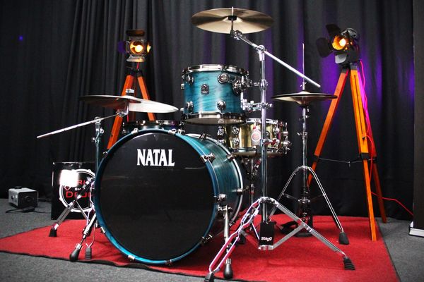 Natal Cafe Racer 3pc 22''/12''/14'' Shell Pack - Cerulean Blue
