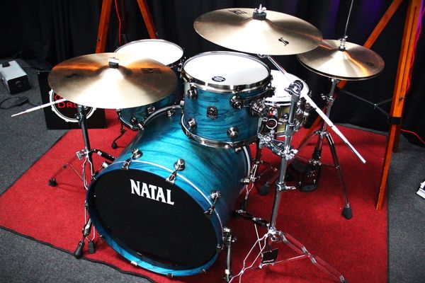 Natal Cafe Racer 3pc 22''/12''/14'' Shell Pack - Cerulean Blue