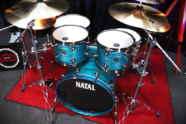 Natal Cafe Racer 4pc 22''/10''/12''/16'' Shell Pack - Cerulean Blue