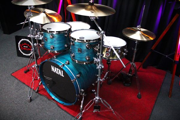 Natal Cafe Racer 4pc 22''/10''/12''/16'' Shell Pack - Cerulean Blue
