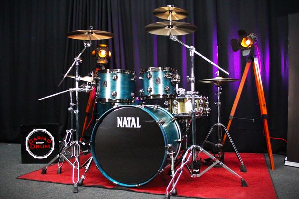 Natal Cafe Racer 5pc 22''/10''/12''/16''/18'' Shell Pack - Cerulean Blue