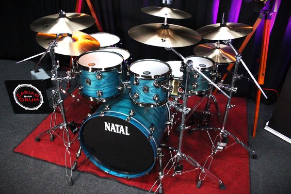 Natal Cafe Racer 6pc 22''/8''/10''/12''/14''/16'' Shell Pack - Cerulean Blue