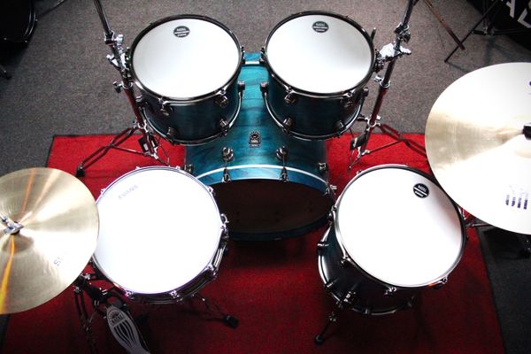 Natal Cage Racer 4pc 22''/10''/12''/14'' Shell Pack - Cerulean Blue