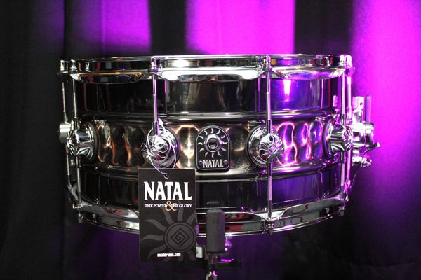 Natal Beaded Hammered Steel 14" Snare