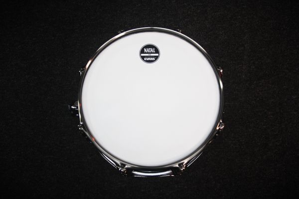 Natal Mappa Burl 13'' x 7'' Snare Drum - Black Smoked Gloss