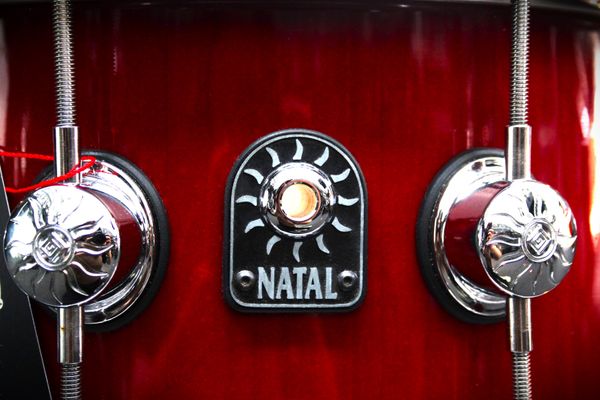 Natal Old Stave Snare Drum - Red 