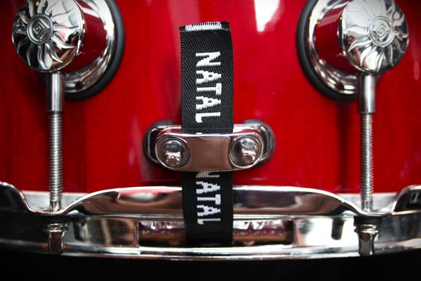 Natal Old Stave Snare Drum - Red 